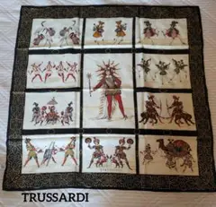 新品 TRUSSARDI トラサルディ スカーフ シルク100%