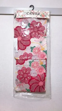 浴衣 赤 花柄