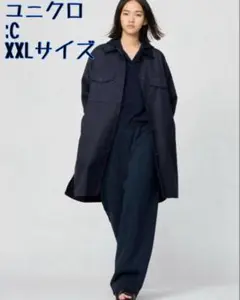 UNIQLO ユニクロ　:C オーバーサイズシャツコート　XXL レディース
