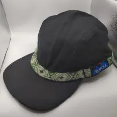 ◆1155 KAVU アウトドアキャップ　ブラック　アジャスタ