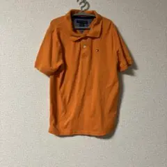 TOMMY HILFIGER オレンジポロシャツ S/P/CH