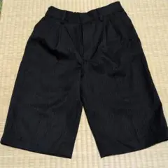 黒 ストライプ ハーフパンツ