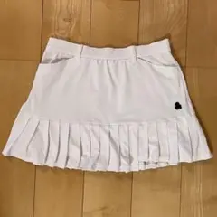 and per se ホワイト プリーツスカート