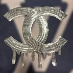 ゴールドCHANELスパンコールワッペン