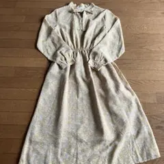 E hyphen world galleryワンピース花柄長袖フリーサイズ美品