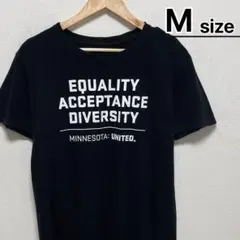 USA古着　Fanatics　Tシャツ　M　ブラック　黒　グラフィック　プリント