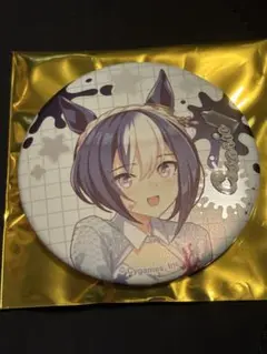 ウマ娘　シーザリオ　ゴージャス缶バッジ　ペインタースタイル