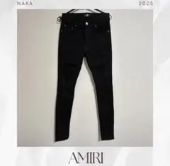 大人気✨AMIRI ダメージスキニーデニム ブラック