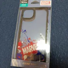 iPhone14plus ケース MARVEL　クリアタフケース