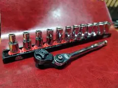 MAC TOOLS 1/4 プレシジョントルクソケット+インデキシブルラチェット
