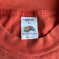 【80s〜90s】 フルーツオブザルーム ヴィンテージTシャツ オレンジ