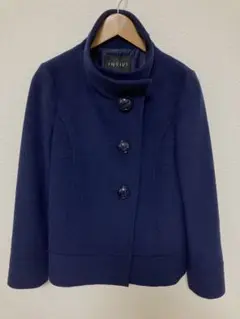 INDIVI アンゴラ混 コート