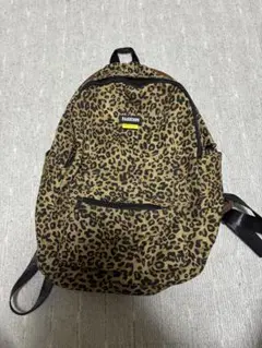 ヒョウ柄キャンバスリュック