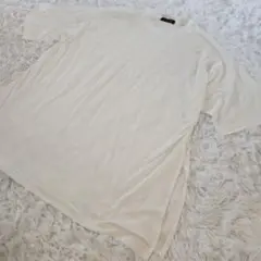 Ｔシャツ　RAGMACHINE ラグマシーン 7分袖　無地 シンプル M 白