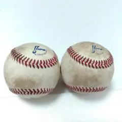 ミズノ製★NPB　日本プロ野球　公式球　試合球　実使用　2個セット