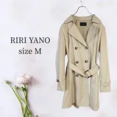 リリヤーノ【M】トレンチコート ベルトタブ肩章付