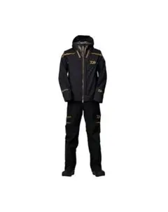 Daiwa トーナメントウェアセット 黒/金 DAIWA（釣り） ダイワ トーナメント ジャージスーツ DI-1007T