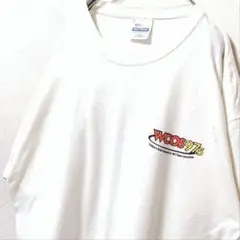 ヘインズ WCOS97.5 ロゴ Tシャツ ホワイト 白 XL 古着