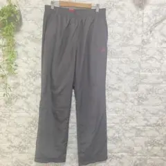 PEAK レディース　XL グレー ストレートカット ジャージパンツ