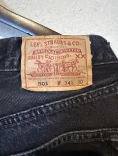 Levi's 501 ブラックmade in usa W34 L30