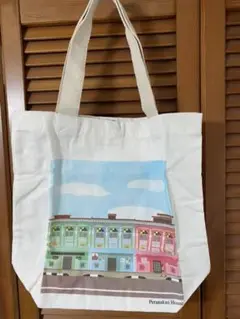 [輸入品]シンガポール　キャンパストートバッグ