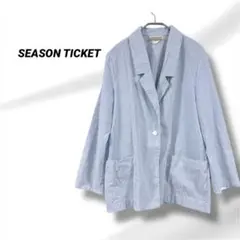 SEASON TICKET ストライプ テーラードジャケット