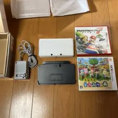 ニンテンドー3DS アイスホワイト マリオカート7 とびだせどうぶつの森