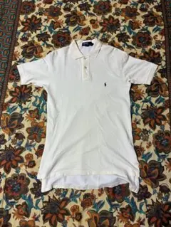90s Polo by Ralph Lauren ホワイト ポロシャツ S