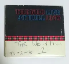 THE WHO LIVE AT HULL 1970　CDアルバム