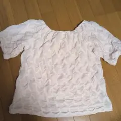 しまむら☆Lutiqueシャーリングオフショルダー2wayトップス新品