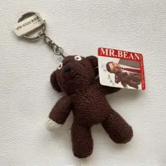 MR.BEAN ミスタービーン 熊 テディ 茶 ぬいぐるみ キーホルダー レトロ