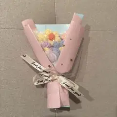 カラフル毛糸のミニブーケ