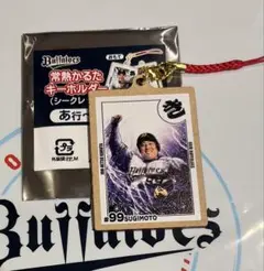 オリックスバファローズ　杉本裕太郎　常熱かるたキーホルダー