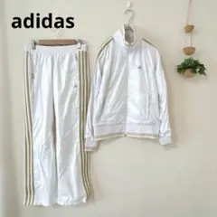 アディダス adidas ホワイト シャカシャカ ジャージ上下セット
