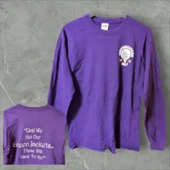 ビッグロゴ✨️GILDAN 【M】ゴルフロゴ　長袖Tシャツ パープル