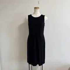 Lui Chantant ノースリーブ黒ワンピース 36