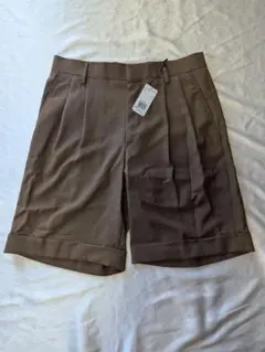 新品未使用　CARUSO ブラウン ショートパンツ 46