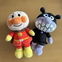 アンパンマン　バイキンマン　ぬいぐるみ