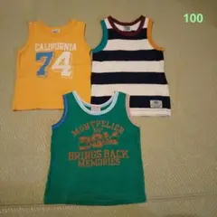 タンクトップ 100サイズ 3枚セット