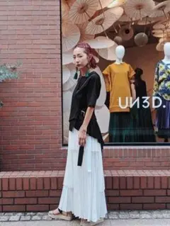 UN3Dアンスリード☆バックテールTシャツ新品未使用☆ブラック