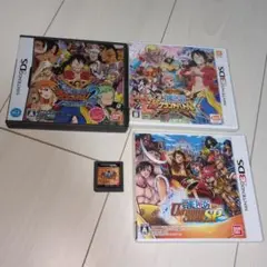 DS 3DS ワンピース　４本セット　非売品特典付き　動作品　取説　箱　美品