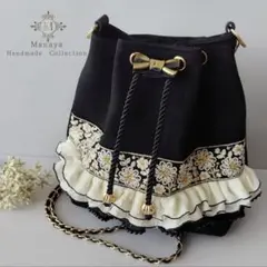 ルイ様20250831.3 インド刺繍リボンポシェット3600-200