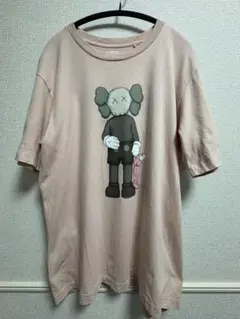 UNIQLO UT KAWS Tシャツ L ピンク