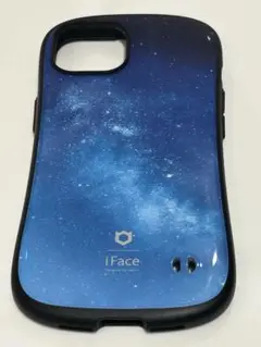 【美品】iPhone14用　アイフェイス　ミルキーウェイ　携帯ケース