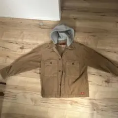 Dickies フード付きカバーオール Lサイズ ブラウン