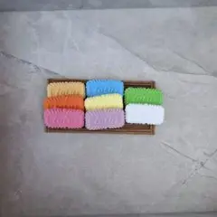 フェイクスイーツ　カラフル　クッキー　ミニチュア　ハンドメイド