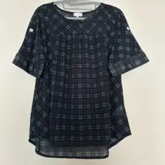 【値下】vert danse ヴェールダンス チェック柄　半袖