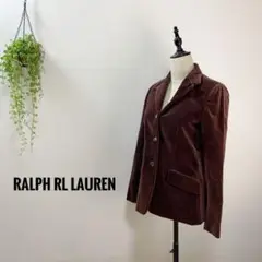 A133 RALPH LAUREN ジャケット ベロア 長袖 厚手 羊革 冬