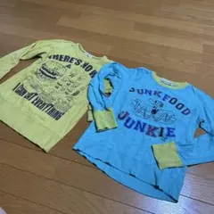 ベリーズベリー薄手のトレーナー2枚セット130サイズ　ジャンクフード