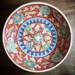 古伊万里　絵皿　大皿　鎹継義、かすがいつぎ　鎹止め　かすがいどめ 古伊万里 絵皿 大皿 鎹継義、かすがいつぎ 鎹止め かすがいどめ